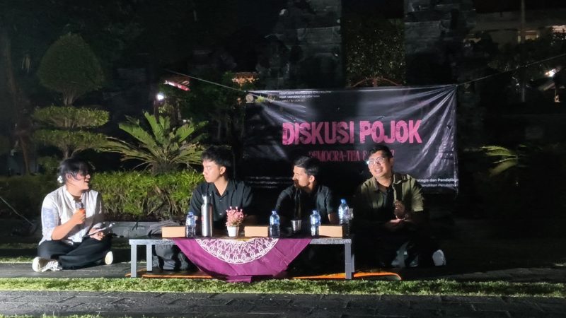 Gelar Diskusi Pojok, Mahasiswa Unud Bedah Polemik Sampah Bali